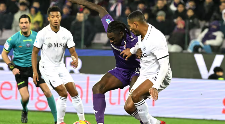 Fiorentina-Napoli 1-3 (De Bruyne 6′, Hojlund 14′, Beukema 50′, Ranieri 79′): passa il Napoli al Franchi!