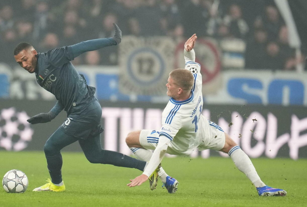 Champion’s League, il Napoli non vince in Danimarca, si risolve tutto all’ultima giornata.