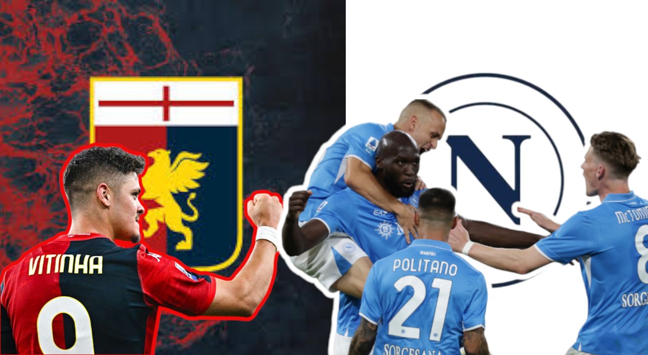 Genoa-Napoli, questo pomeriggio alle ore 18,00.